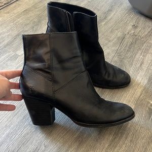 Frye leather booties